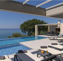 3 bedroom villa with pool & sea views, Agios Mathaios, sleeps 6